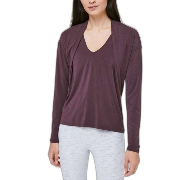 lululemon athletica Tops - Lululemon Deep Stretch Long Sleeve *Arctic Plum
